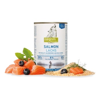 Image 1 of isegrim консерва със сьомга, боровинки и билки 400gr