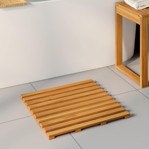 vidaXL Постелка за баня 2 бр. Натурално 50 x 48 см (42025259)