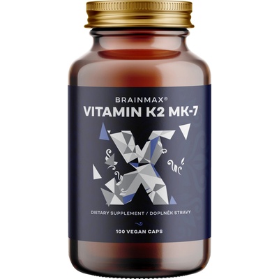 BrainMax Vitamín K2 ako MK7 150 mcg 100 rastlinných kapsúl
