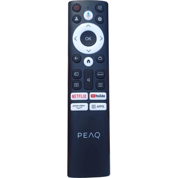PEAQ ptv 43gqu-5024t - оригинален дистанционен контрол с гласово управление (ptv 43gqu-5024t)
