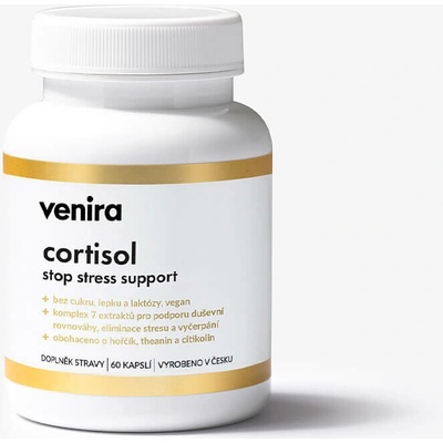Venira Cortisol Stop Stress Support 60 kapslí