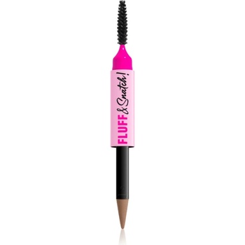 NYX Professional Makeup Fluff & Snatch молив за вежди с пудра ефект цвят Ash Blonde 1 гр