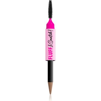 NYX Professional Makeup Fluff & Snatch молив за вежди с пудра ефект цвят Ash Blonde 1 гр