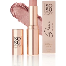 SOSU Cosmetics Tvářenka v tyčince Glow On the Go Blush Pink 7 g