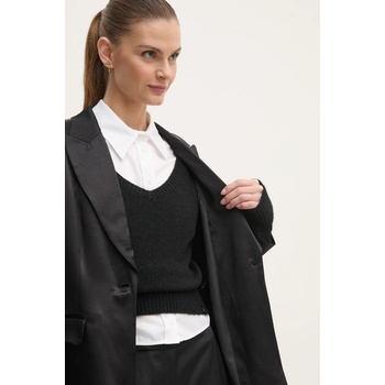 OUI Сако oui в черно с едно копче с изчистен дизайн 89070 (89070)