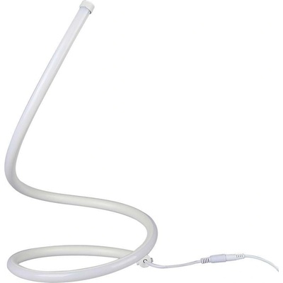 V-TAC 17w led Настолна Лампа Извита Кабел - Ключ 3000К Бяла - 2140321 (2140321)