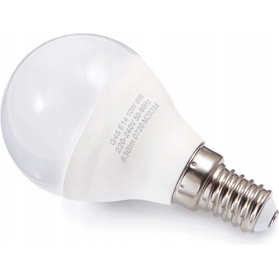 Milio LED žiarovka G45 E14 10W 880 lm studená biela