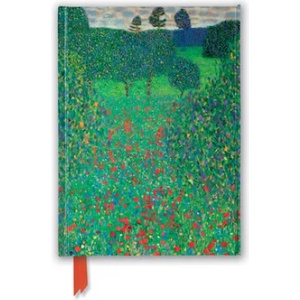 Flame Tree Publishing Gustav Klimt: Poppy Field (Foiled Journal) | FLAME TREE STUDIO