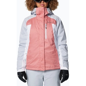 Columbia Дамско скиорско яке Columbia Snowy Summit Ins pink agave/white/cirrus grey dobby