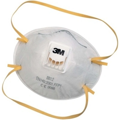 3M 8812 respirátor FFP1 S, s výdechovým ventilkem