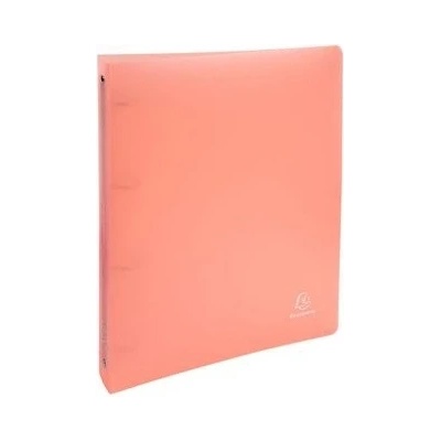 Exacompta Pastel PP 4 Kroužkový pořadač A4 40 mm - korálový