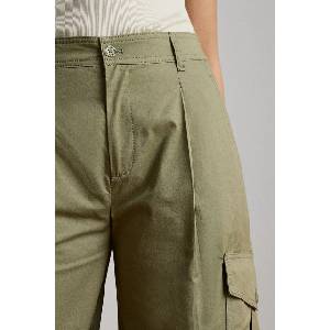 Lauren Ralph Lauren панталон карго дамски от памук (200P13670)