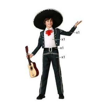 BigBuy Carnival Маскировъчен костюм за деца Мариачи Размер 5-6 години