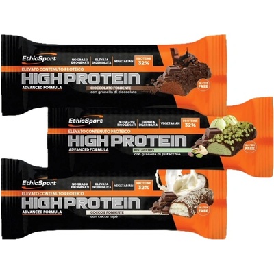 EthicSport HIGH PROTEIN Bar [21 x 45 грама] Шамфъстък