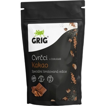 Grig cvrčky v mliečnej čokoláde Kakao 20 g