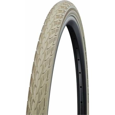Gomme Bici 26 Pollici Schwalbe COPPIA PNEUMATICI SCHWALBE DELTA CRUISER PLUS 26x1-3/8 - Color Crema, Antifornitura, Per Bici Trekking E City Bike Pneumatici 26 Crema Con Riflettori
