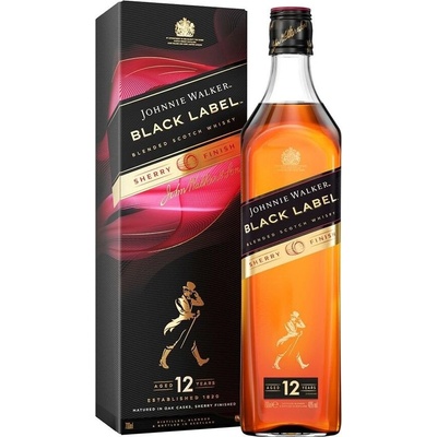 Johnnie Walker Black Label Sherry finish 40% 0,7 l (holá láhev)