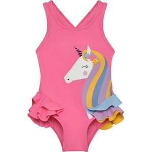 Color Kids Детски бански костюм Color Kids Kid's Swimsuit with Application Swimsuit - Pink Lemonade - размер 86 (EU) (750-2567-0412)