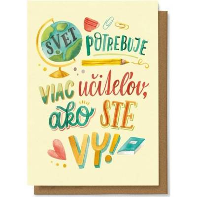 Chaukiss Svet potrebuje viac učitel'ov ako ste vy!