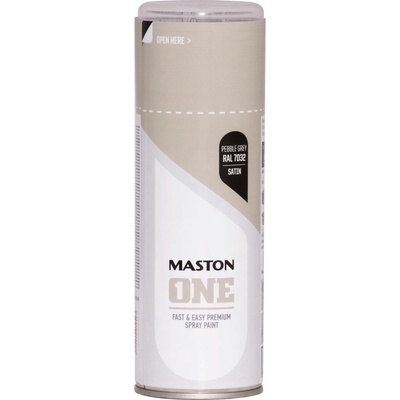MASTON One - akrylová - RAL 7032 S - štrková sivá satén - 400 ml