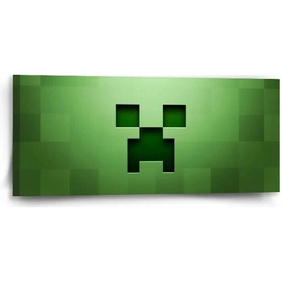 Sablio Obraz Green Blocks - 110x50 cm