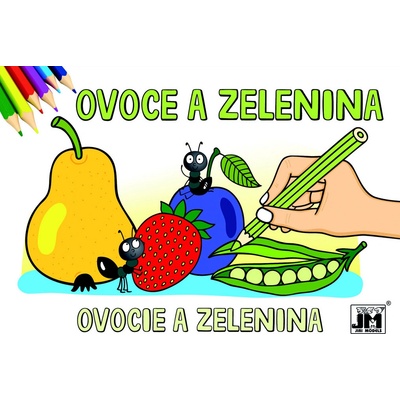 Jiri Models Omalovánky A5 OVOCE A ZELENINA