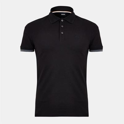 Boss Блуза с яка Boss Men's Phillipson Short Sleeve Polo Shirt - Black