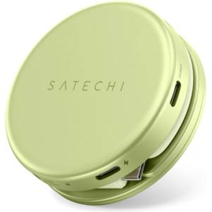 Satechi Докинг станция Satechi OntheGo, 5-in-1, HDMI 4K 60Hz, USB-C 5Gbps, USB-A 3.0 5Gbps, USB-C PD 60W, SD четец, Citrus - ST-POTG5Y (ST-POTG5Y)