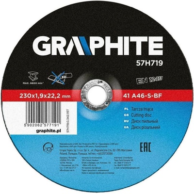 Graphite Brusný kotouč 125 x 6,4 x 22,2 mm 27 A30-S-BF 57H715