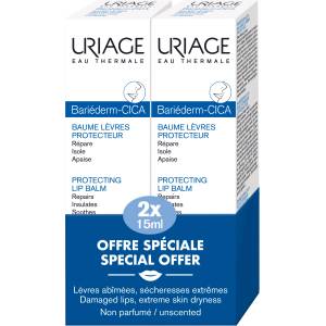 Uriage Bariederm-Cica Комплект - Защитен балсам за устни, 2 х 15 ml - ozone