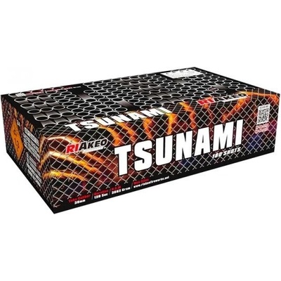 Kompaktní ohňostroj TSUNAMI 180 ran 30mm