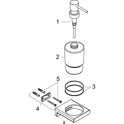 Hansgrohe AddStoris matné sklo/černá mat 41745670