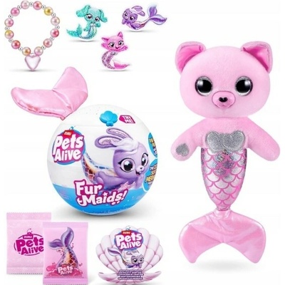 ZURU Pets Alive Furmaids králíček fialový