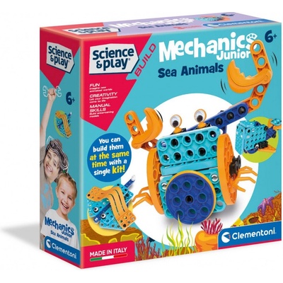 Clementoni Mechanická laboratoř Junior Vodní zvířata