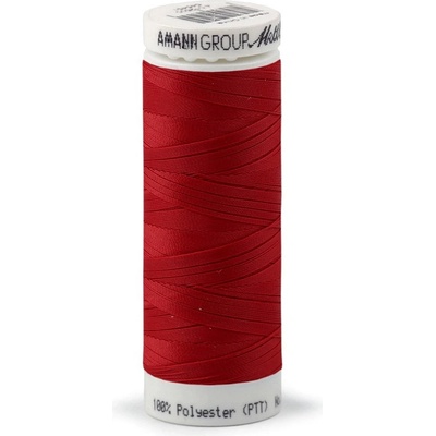Prima-obchod Polyesterové elastické nitě Seraflex Mettler návin 130 m, barva 0504 červená