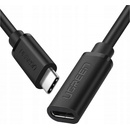 Ugreen 40574 USB typu C 3.1 samec - samica s niklovým pokovovaním, 0,5m, černý