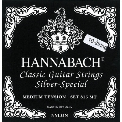 Hannabach série 815 Pro 8/10 strunou kytaru/Medium Tension Silver special A/10