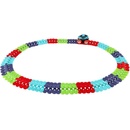 Teddies Autodráha barevná pružná 138 ks auto na baterie se světlem