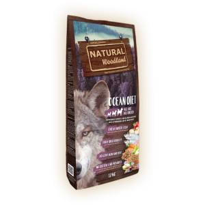 Natural Greatness Natural WoodLand Ocean Diet - Прясна океанска риба - храна за кучета от всички възрасти и породи с 100% натурални съставки - 10 кг, Испания ASM87WF10