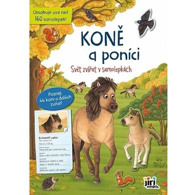 Svět zvířat v samolepkách koně a poníci