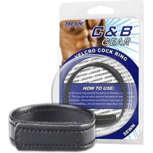 BLUE line Velcro Cock Ring