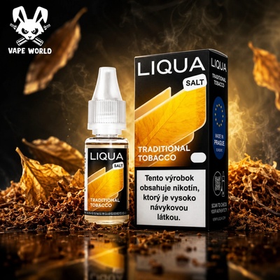 Liqua Salt Traditional Tobacco 10 ml 10 mg