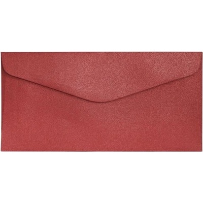 Obálky DL Pearl červená K 150g, 10ks, Galeria Papieru