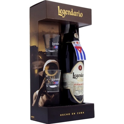 Legendario 34% 0,7 l (dárkové balení 2 panáky)