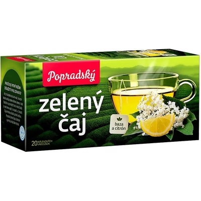 Popradský zelený čaj Baza a citrón 30 g