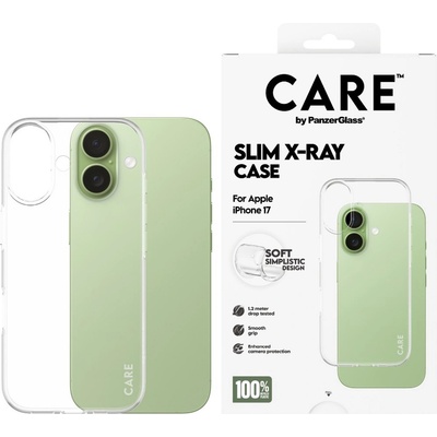 Panzer Калъф CARE - Fashionable X-Ray Soft, iPhone 17, прозрачен (5715685027192)