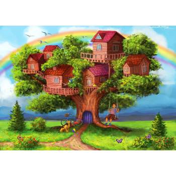 Enjoy - Puzzle Treehouses - 1 000 piese