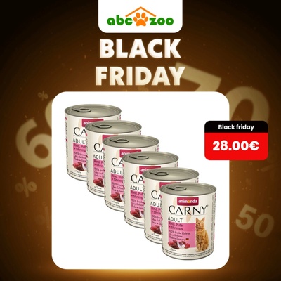 Animonda Carny Adult hovädzie morčacie & krevety 6 x 800 g