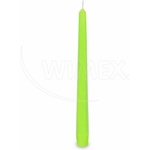 Wimex WIMEX s. r. o. Конична свещ жълто-зелена Ø23 x 245 мм [10 бр. ]