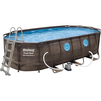 Bestway Power Steel Rattan Swim Vista 5,49 x 2,74 x 1,22 m 56716